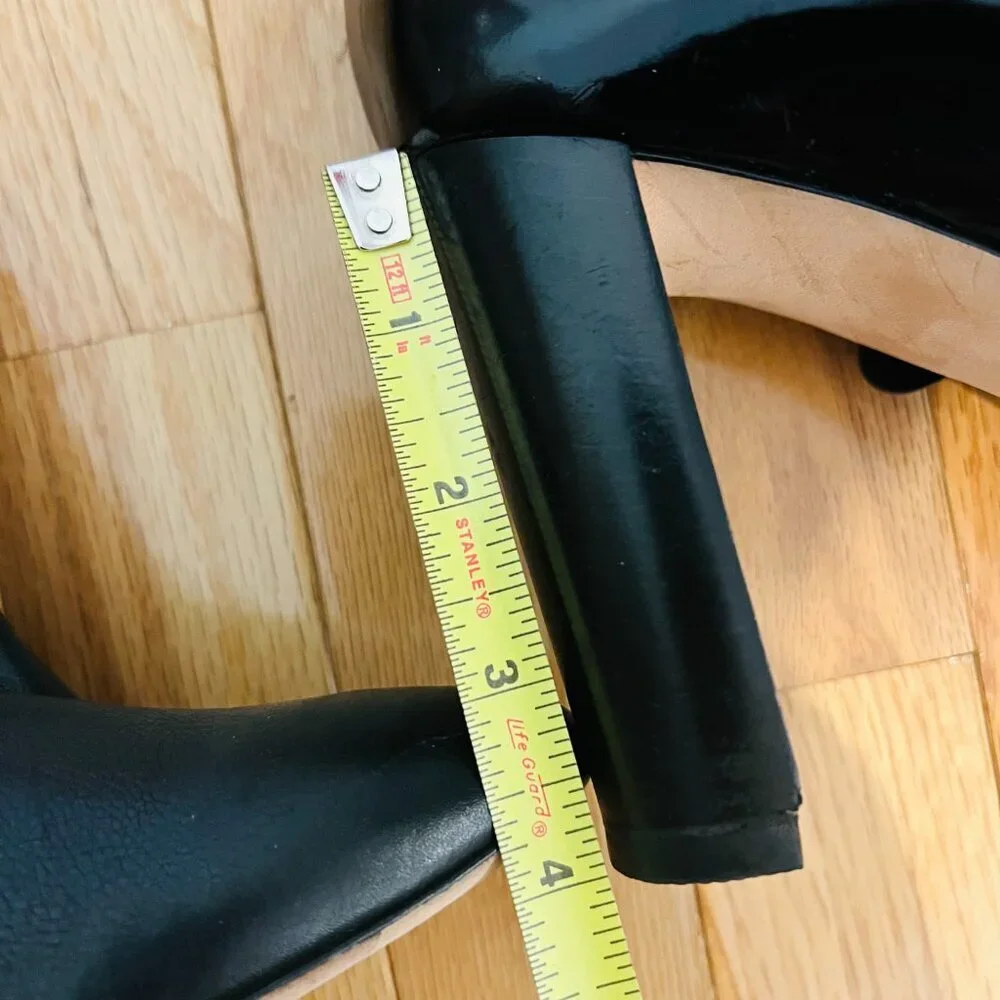 Jimmy Choo Doma Over-The-Knee Boots in Black Leather Size 41 Made In Italy